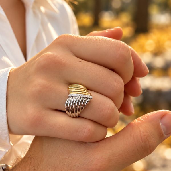 damsky prsten zlate srdce s diamanty 30398 zlin